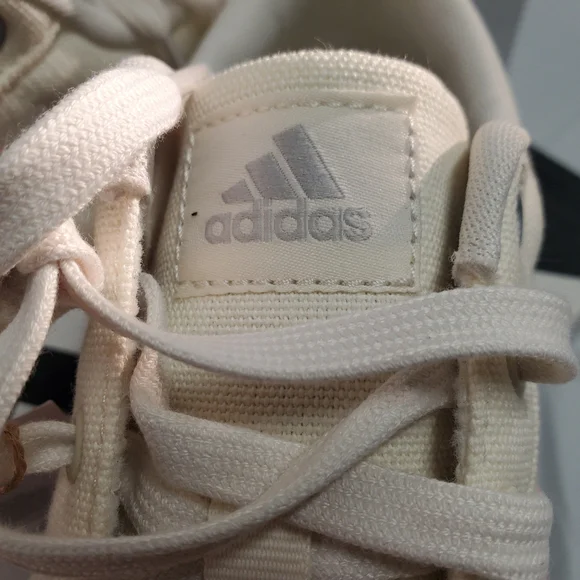 adidas Women's Cream and Pink Platform Sneakers - Picture 4 of 5
